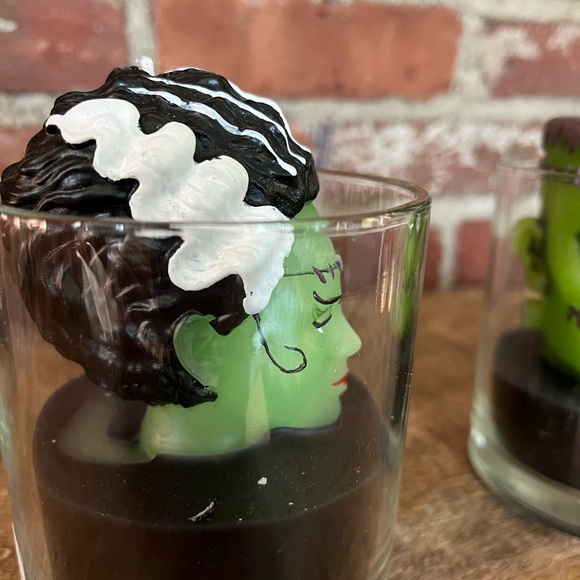 Martha Stewart, Frankenstein and the bride of Frankenstein candles NWT - Picture 4 of 8